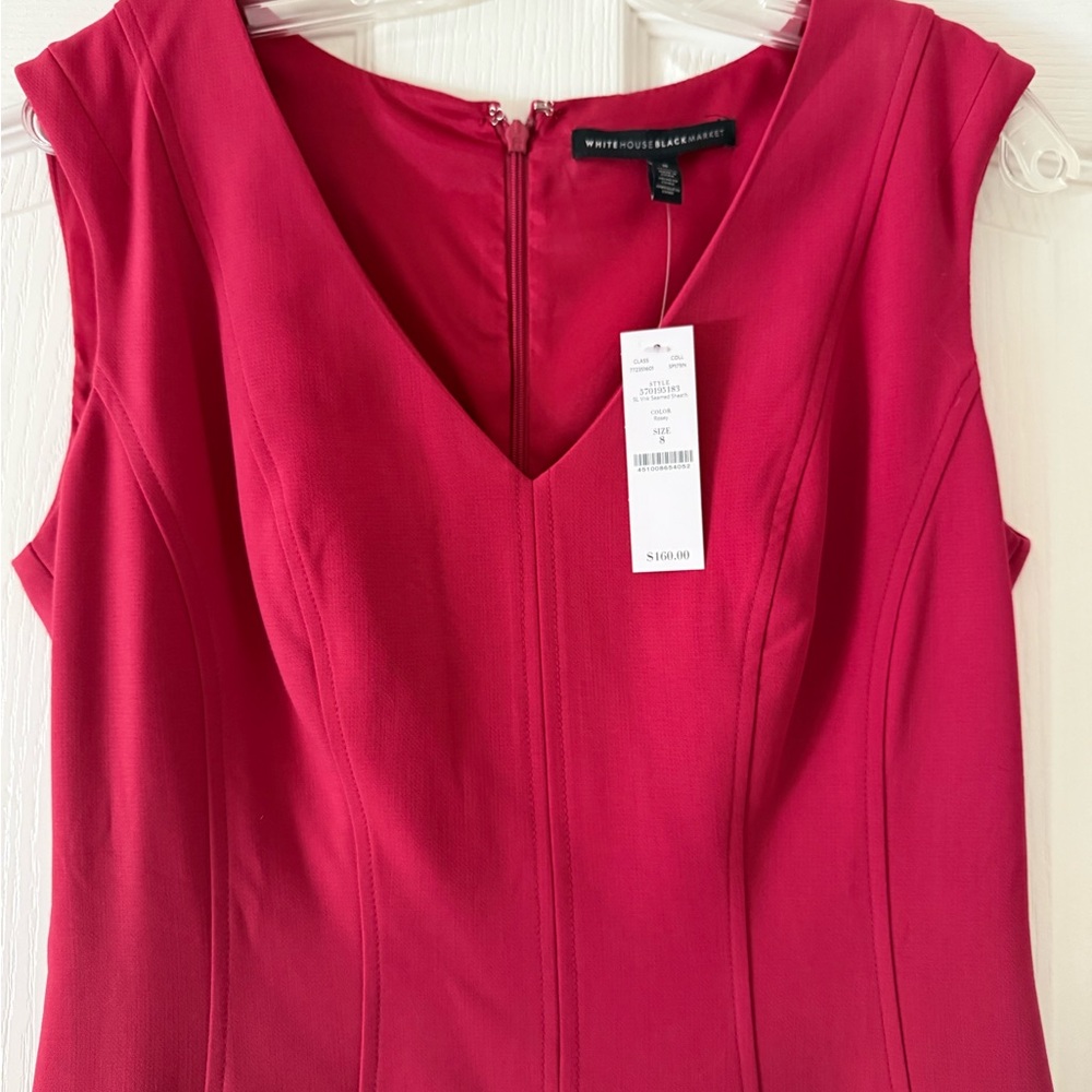 White House Black Market Scarlet Sleeveless Dress